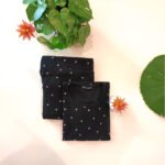 Lara Black Mini Heart Printed